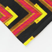 Kleine rote und gelbe Polardecke Fleecedecke (Ecke)