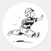 Kleine, rückwärts laufende Aufkleber (Vorderseite)