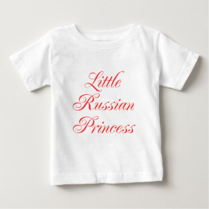 Kleine russische Prinzessin Baby T-shirt