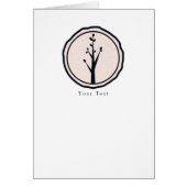 Kleine rustikale Baumart Natur Hochzeit Custom Vie (Vorne)