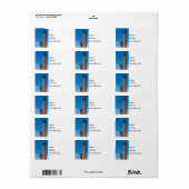 Kleine Sable Point Light Address Labels Adressaufkleber (Vorne)
