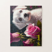 Kleine Sammlung von Hunden und Rose Puzzle (Vertikal)