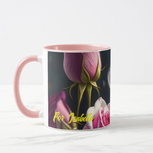 Kleine Sammlung von Hunden und Rose Tasse (Links)