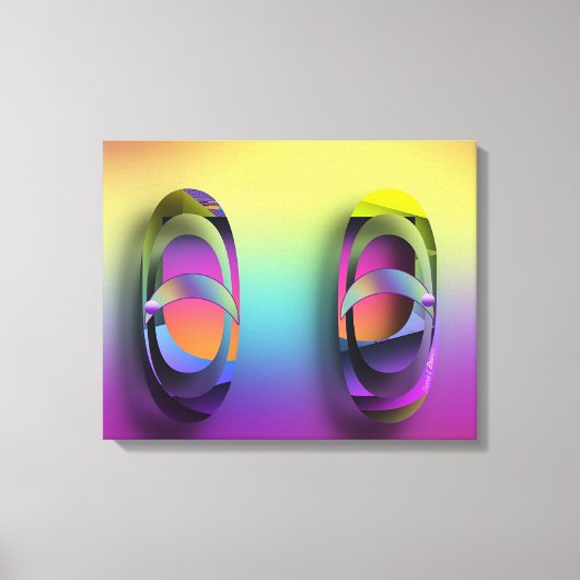 Kleine Sandalen Leinwanddruck (Vorderseite)