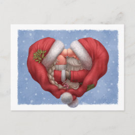Kleine Santa Liebe Postkarte