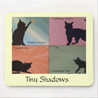 Kleine Schatten-Katze Mousepad - GELB