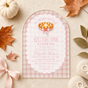 Kleine Schatz Baby Shower Acryleinladungen