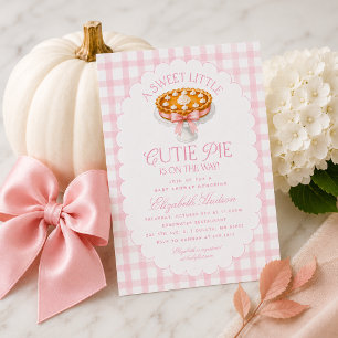 Kleine Schatz-Pie-Baby-Party Einladung