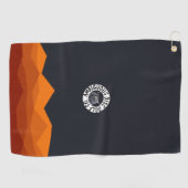 Kleine Scheibe Golf Bag Handtuch mit Clip (Horizontal)