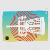 Kleine Scheibe Golf Disk Bag Handtuch (Horizontal)