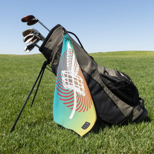 Kleine Scheibe Golf Disk Bag Handtuch (Gras)
