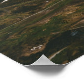 Kleine Scheidegg Bergpass Schweiz Poster (Ecke)