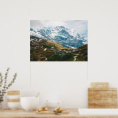 Kleine Scheidegg Bergpass Schweiz Poster (Küche)