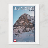 Kleine Scheidegg - Die Nordwand des Eigers Postkarte (Vorderseite)