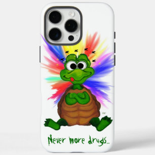 Kleine Schildkröte, Nie mehr Drogen ! iPhone 16 Pro Max Hülle