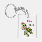 Kleine Schildkröte Schlüsselanhänger (Vorderseite links)