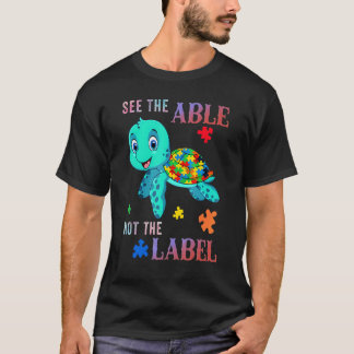 Kleine Schildkröte Sieht Die Fähigkeit Nicht Das E T-Shirt