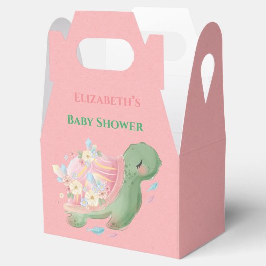 Kleine Schildkrötendusche Geschenkschachtel (Geöffnet)