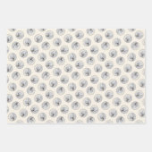 Kleine, schlafende Welpen, originale Hundekunst Geschenkpapier Set (Vorderseite)