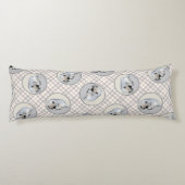 Kleine, schlafende Welpen, originale Hundekunst Seitenschläferkissen (Rückseite)