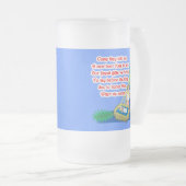 Kleine Schlagzeuger-Jungen-Texte auf T-Shirts und Mattglas Bierglas (VorderseiteRechts)