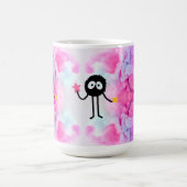 Kleine Schleimkreatur Whimsical Kaffeetasse (Mittel)