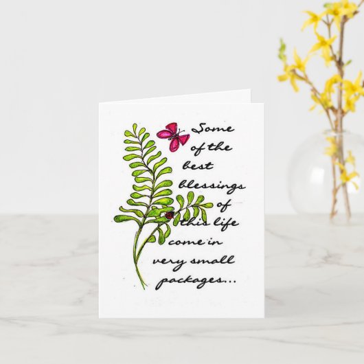 KLEINE SCHLEPPEN FÖRDERUNG KARTE (Gelbe Blume)