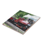 Kleine Schmalspurlokomotive Fliese (Seite)