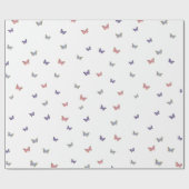 kleine Schmetterlinge Geschenkpapier (Flach)