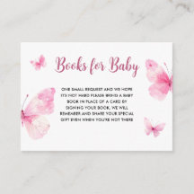 Kleine Schmetterlings-Baby-Party-Bücher für Baby