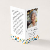 Kleine Schmetterlingskarte Visitenkarten (Vorderseite)