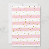 Kleine Schmetterlingsmädchen - Einladung zum Gebur (Rückseite)