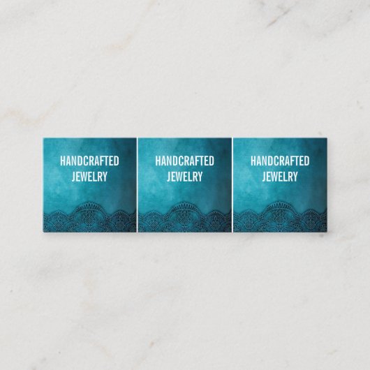 Kleine Schmuckkarte, die Text-Mini-Business-Ca Mini Visitenkarte (Vorderseite)