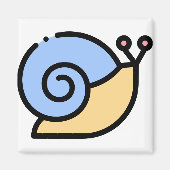 Kleine Schnecke Magnet (Vorne)
