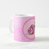 kleine Schnecke pappteller Kaffeetasse (Vorderseite Links)