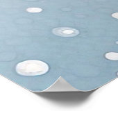 Kleine Schneeflocke 2 Poster (Ecke)