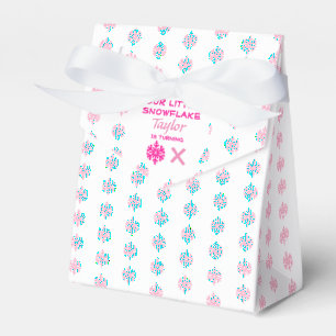 Kleine Schneeflocke Geburtstag jedes Alters Geschenkschachtel