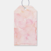 Kleine Schneeflocke Geschenkanhänger (Rückseite)