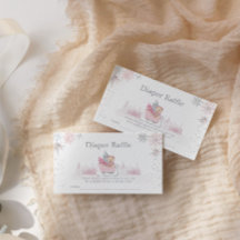 Kleine Schneeflocke ist auf dem Weg Babydusche