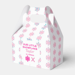 Kleine Schneeflocke jeden Geburtstag Geschenkschachtel