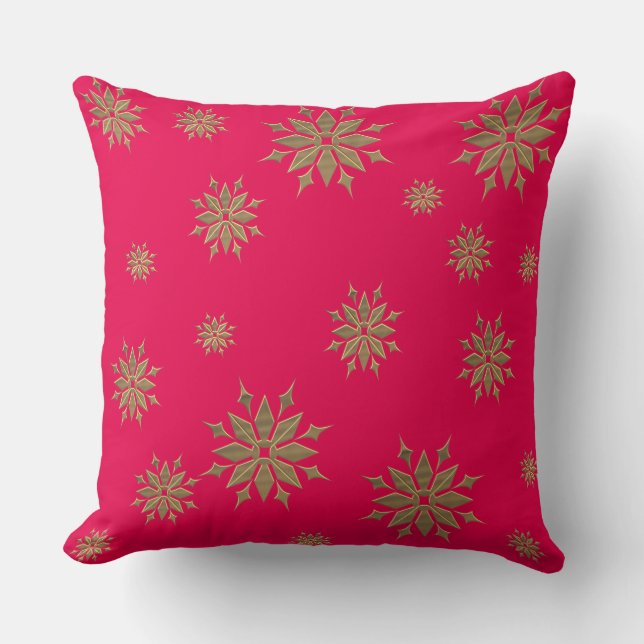 Kleine Schneeflocke Kissen (Vorderseite)