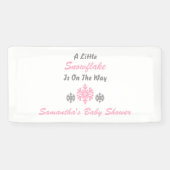 Kleine Schneeflocke unterwegs Banner (Horizontal)