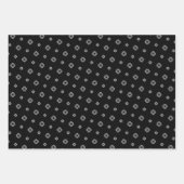 Kleine Schneeflocken und Kristalle Geschenkpapier Set (Vorderseite 3)