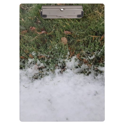 Kleine Schneeklipappe Klemmbrett (Vorderseite)
