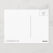 Kleine Schnorchel, Creme Postkarte (Rückseite)