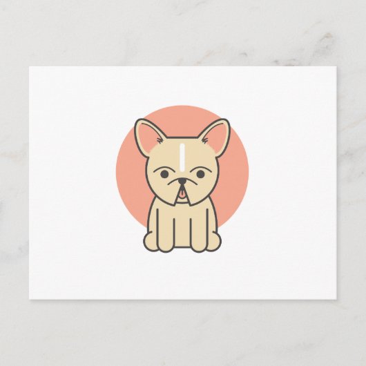 Kleine Schnorchel, Creme Postkarte (Vorderseite)