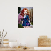 Kleine Schönheit auf Campus Poster (Küche)