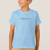 Kleine Schriftart-Vorlage kids Boys Modern Light B T-Shirt (Vorderseite)