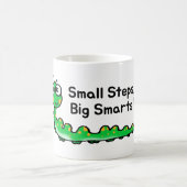 Kleine Schritte Big Smarts Raupe Cartoon Kaffeetasse (Mittel)
