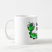 Kleine Schritte Big Smarts Raupe Cartoon Kaffeetasse (Links)